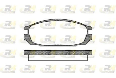 Гальмівні колодки дискові ROADHOUSE 2292.00