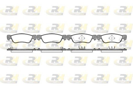 Гальмівні колодки дискові ROADHOUSE 2295.04