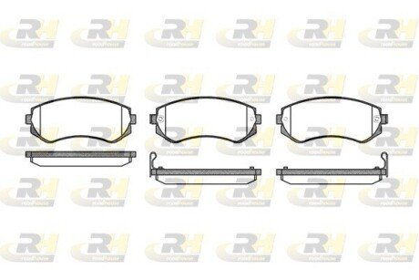 Гальмівні колодки дискові ROADHOUSE 2317.12