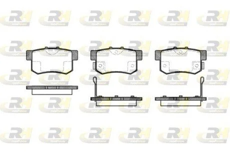 Тормозные колодки дисковые ROADHOUSE 2325.02