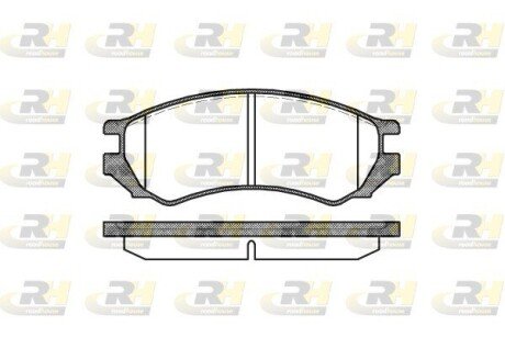 Тормозные колодки дисковые ROADHOUSE 2344.00