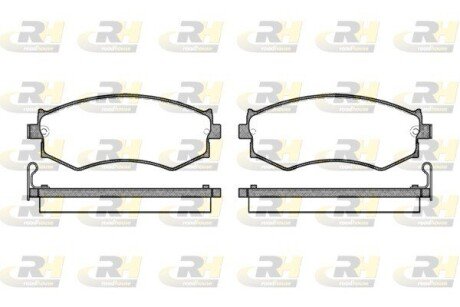 Гальмівні колодки дискові ROADHOUSE 2350.04