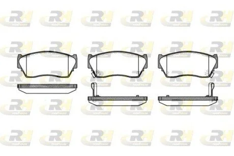 Гальмівні колодки дискові ROADHOUSE 2364.02