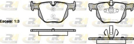 Гальмівні колодки дискові ROADHOUSE 2381.70