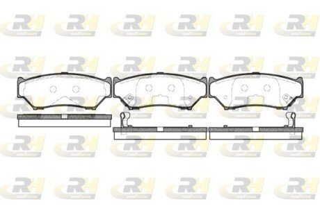 Гальмівні колодки дискові ROADHOUSE 2389.12