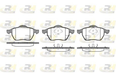 Гальмівні колодки дискові ROADHOUSE 2390.20