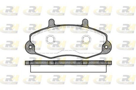 Гальмівні колодки дискові ROADHOUSE 2391.00