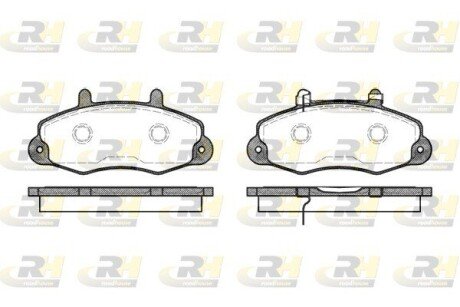 Гальмівні колодки дискові ROADHOUSE 2391.02