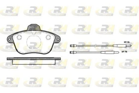 Гальмівні колодки дискові ROADHOUSE 2401.04