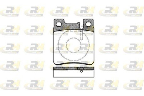 Гальмівні колодки дискові ROADHOUSE 2407.00