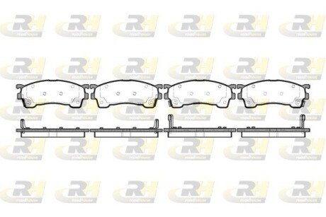 Гальмівні колодки дискові ROADHOUSE 2415.04