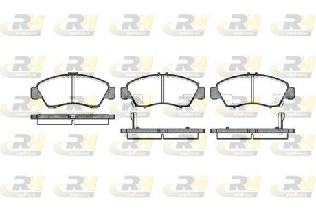 Гальмівні колодки дискові ROADHOUSE 2419.02
