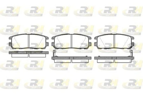 Гальмівні колодки дискові ROADHOUSE 2426.02