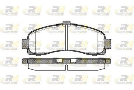 Тормозные колодки дисковые ROADHOUSE 2431.10