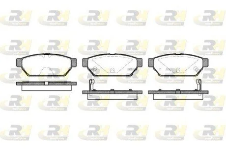 Гальмівні колодки дискові ROADHOUSE 2440.02