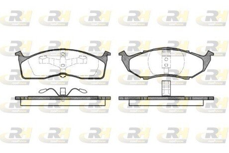 Гальмівні колодки дискові ROADHOUSE 2447.20