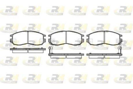 Тормозные колодки дисковые ROADHOUSE 2460.02