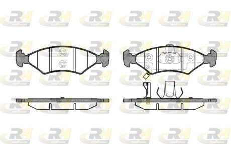 Гальмівні колодки дискові ROADHOUSE 2502.22