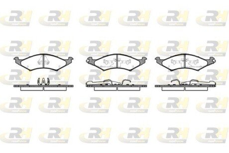 Гальмівні колодки дискові ROADHOUSE 2527.00