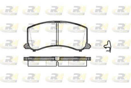 Гальмівні колодки дискові ROADHOUSE 2595.02