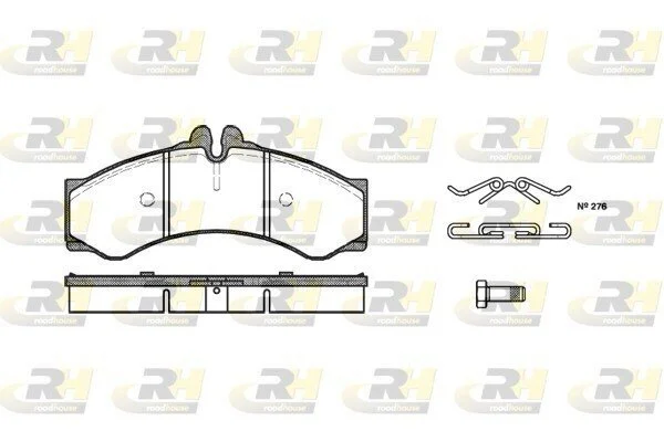 Тормозные колодки дисковые ROADHOUSE 2614.00 (фото 1)