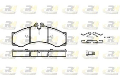 Тормозные колодки дисковые ROADHOUSE 2614.00