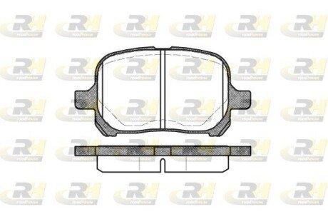 Гальмівні колодки дискові ROADHOUSE 2621.00