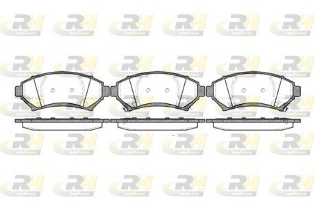 Тормозные колодки дисковые ROADHOUSE 2641.02