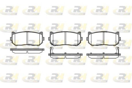 Гальмівні колодки дискові ROADHOUSE 2649.02