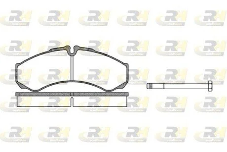 Гальмівні колодки дискові ROADHOUSE 2651.00