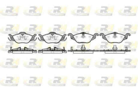 Гальмівні колодки дискові ROADHOUSE 2684.02