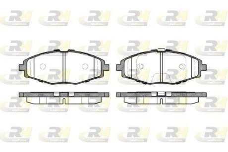 Гальмівні колодки дискові ROADHOUSE 2696.00