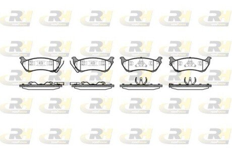 Гальмівні колодки дискові ROADHOUSE 2698.01