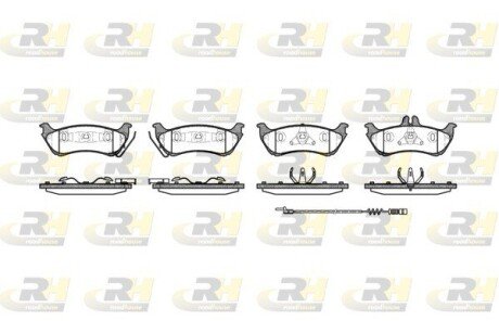 Гальмівні колодки дискові ROADHOUSE 2698.11