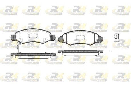Гальмівні колодки дискові ROADHOUSE 2702.21