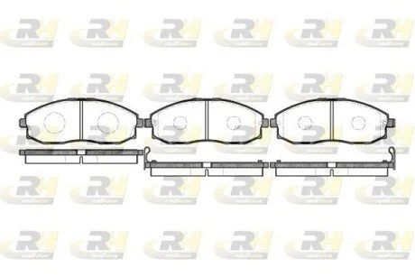 Гальмівні колодки дискові ROADHOUSE 2703.02