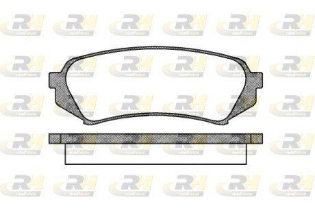 Гальмівні колодки дискові ROADHOUSE 2706.00