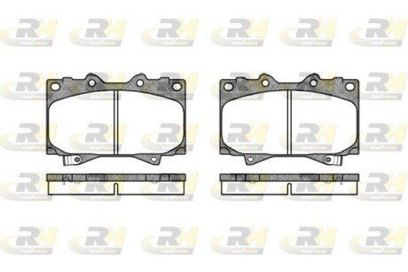 Гальмівні колодки дискові ROADHOUSE 2707.04