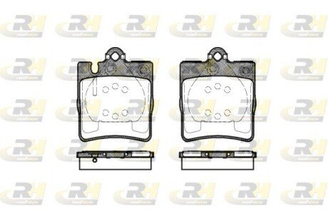 Гальмівні колодки дискові ROADHOUSE 2709.10