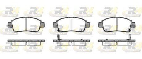 Гальмівні колодки дискові ROADHOUSE 2712.02