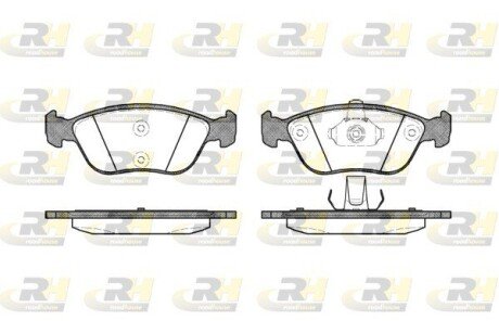 Гальмівні колодки дискові ROADHOUSE 2722.00