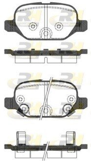 Гальмівні колодки дискові ROADHOUSE 2727.32