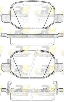 Тормозные колодки дисковые ROADHOUSE 2727.52