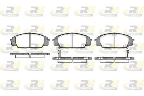 Тормозные колодки дисковые ROADHOUSE 2735.02