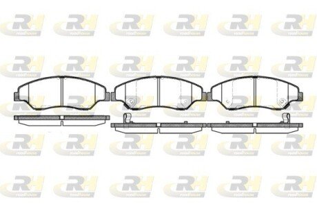 Тормозные колодки дисковые ROADHOUSE 2739.02