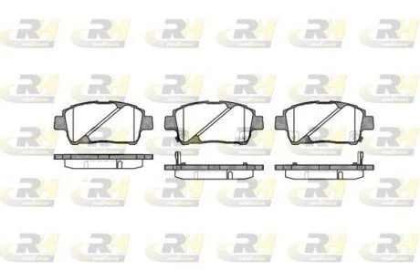 Тормозные колодки дисковые ROADHOUSE 2740.02
