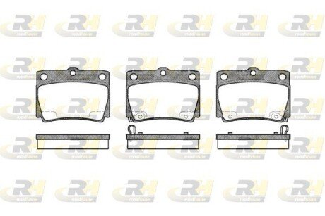 Гальмівні колодки дискові ROADHOUSE 2750.02