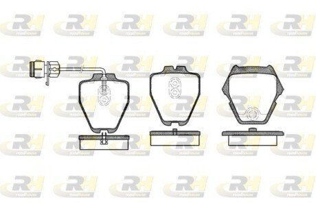 Гальмівні колодки дискові ROADHOUSE 2752.12