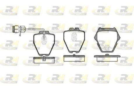 Гальмівні колодки дискові ROADHOUSE 2752.12