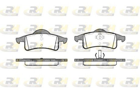 Гальмівні колодки дискові ROADHOUSE 2758.00
